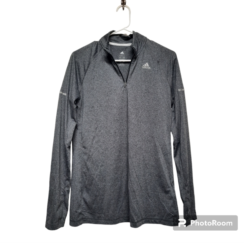 ADIDAS Running (Large) Womens 1/4 Zip Lightweight Pullover